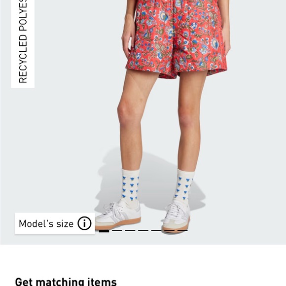 adidas x Liberty London quilted shorts - Picture 1 of 3